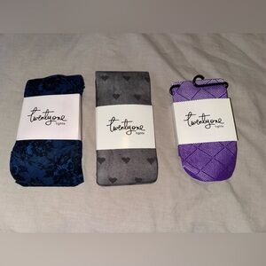NWT AUTHENTIC LOT OF 3 FOREVER 21 TIGHTS ONE SIZE FITS MOST